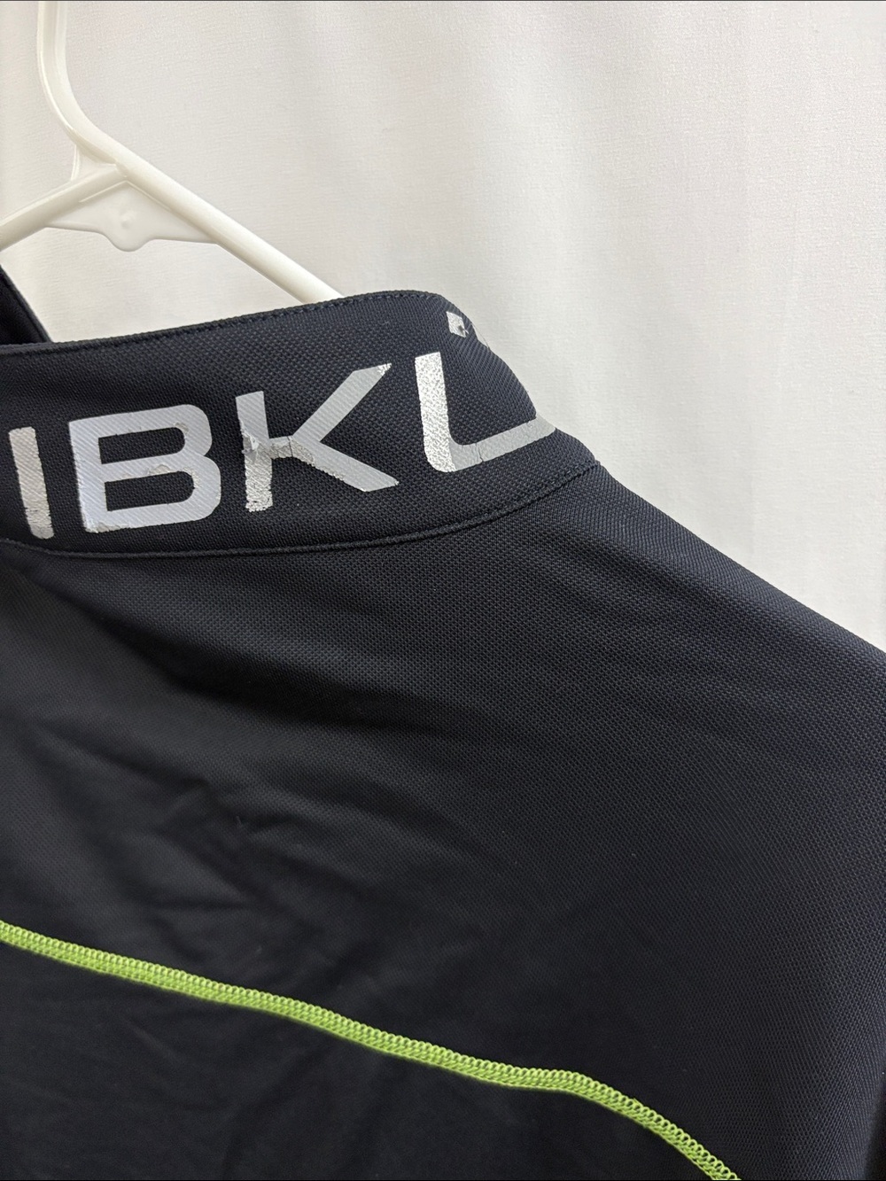 Ibkul Pullover Mens Large Gray 1/4 Zip Pockets Performance Golf Stretch - Picture 7 of 8
